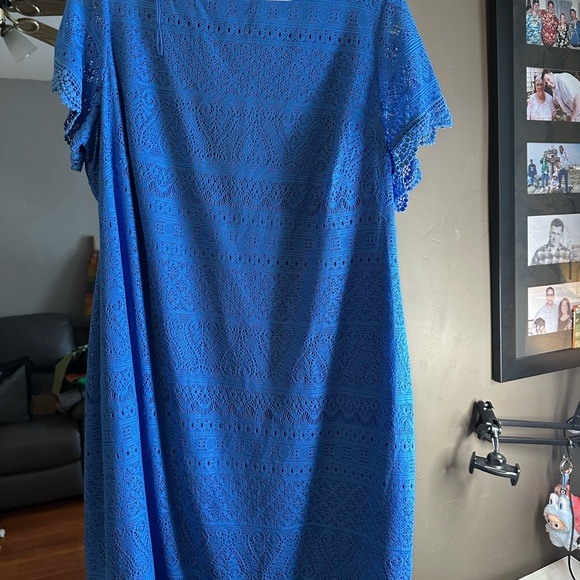 London Times Blue Dress - Picture 6 of 8